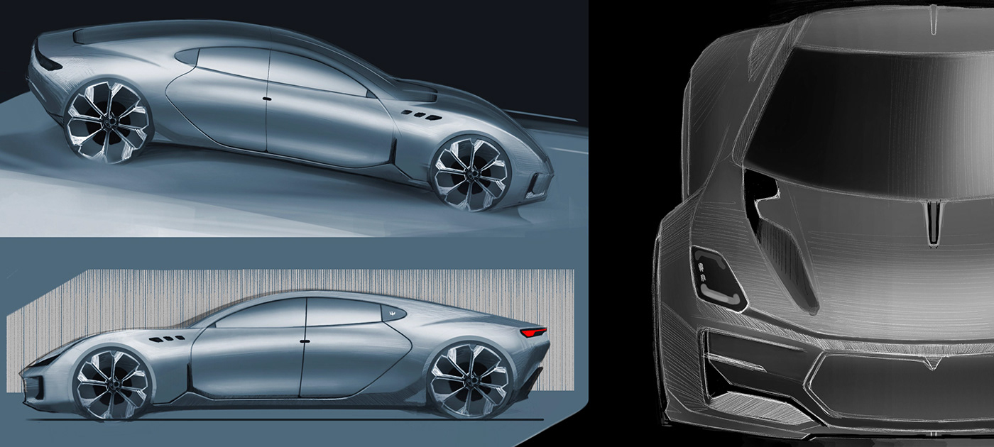 automotive   transportation concept design Automotive design concept car Vehicle maserati blender