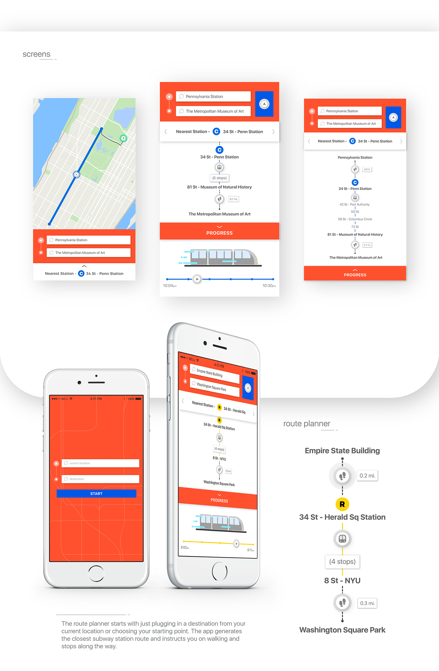 new york city nyc app design NYC metro subway iconography public transportation navigation adobeawards
