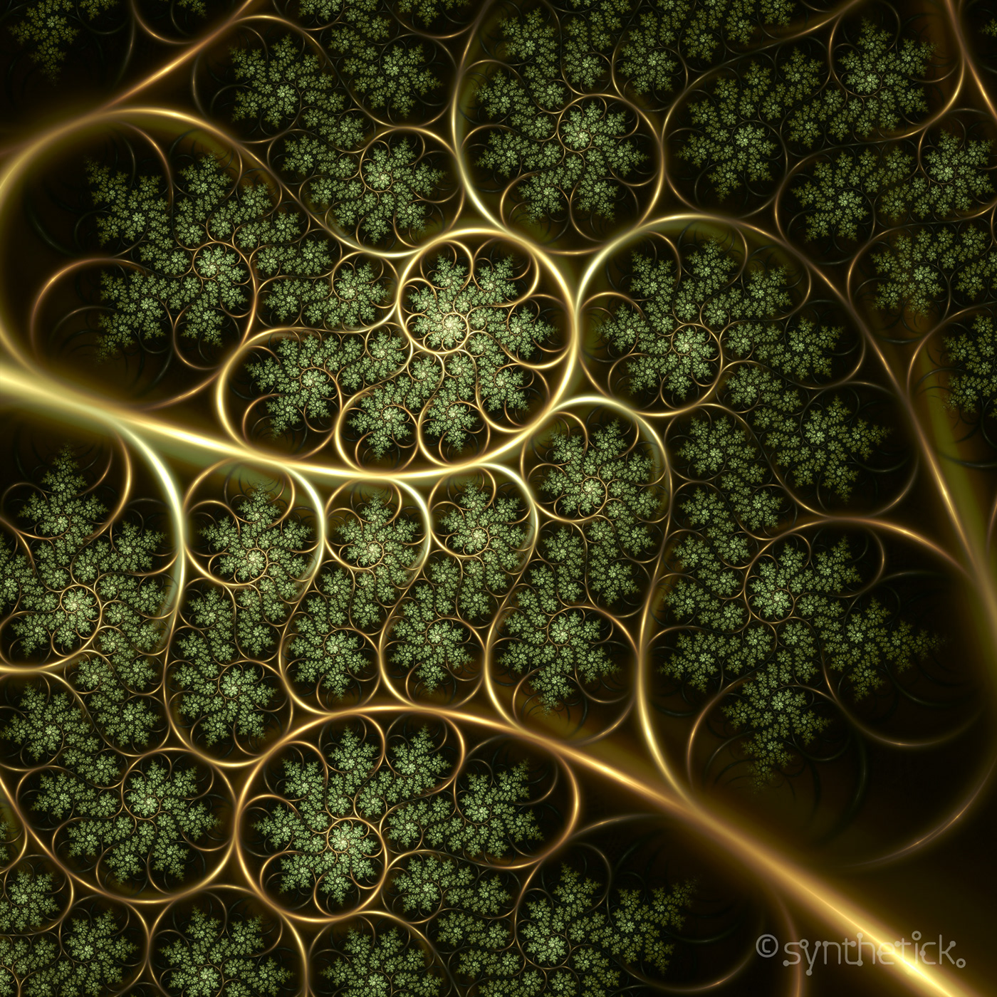 Kleinian fractal art