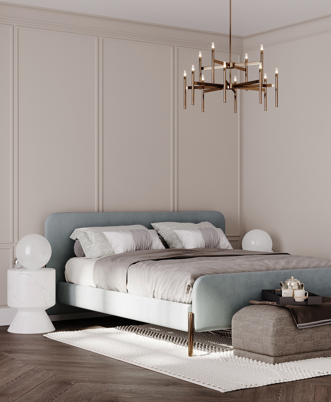 bedroom bedroomdesign bedroominterior brightbedroom interiordesign визуализацияинтерьера дизайнинтерьера   дизайнспальни интерьерспальни светлаяспальня
