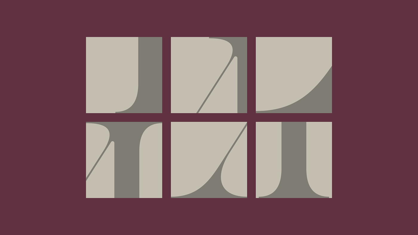 geometric pattern visual identity logo type design social media poster