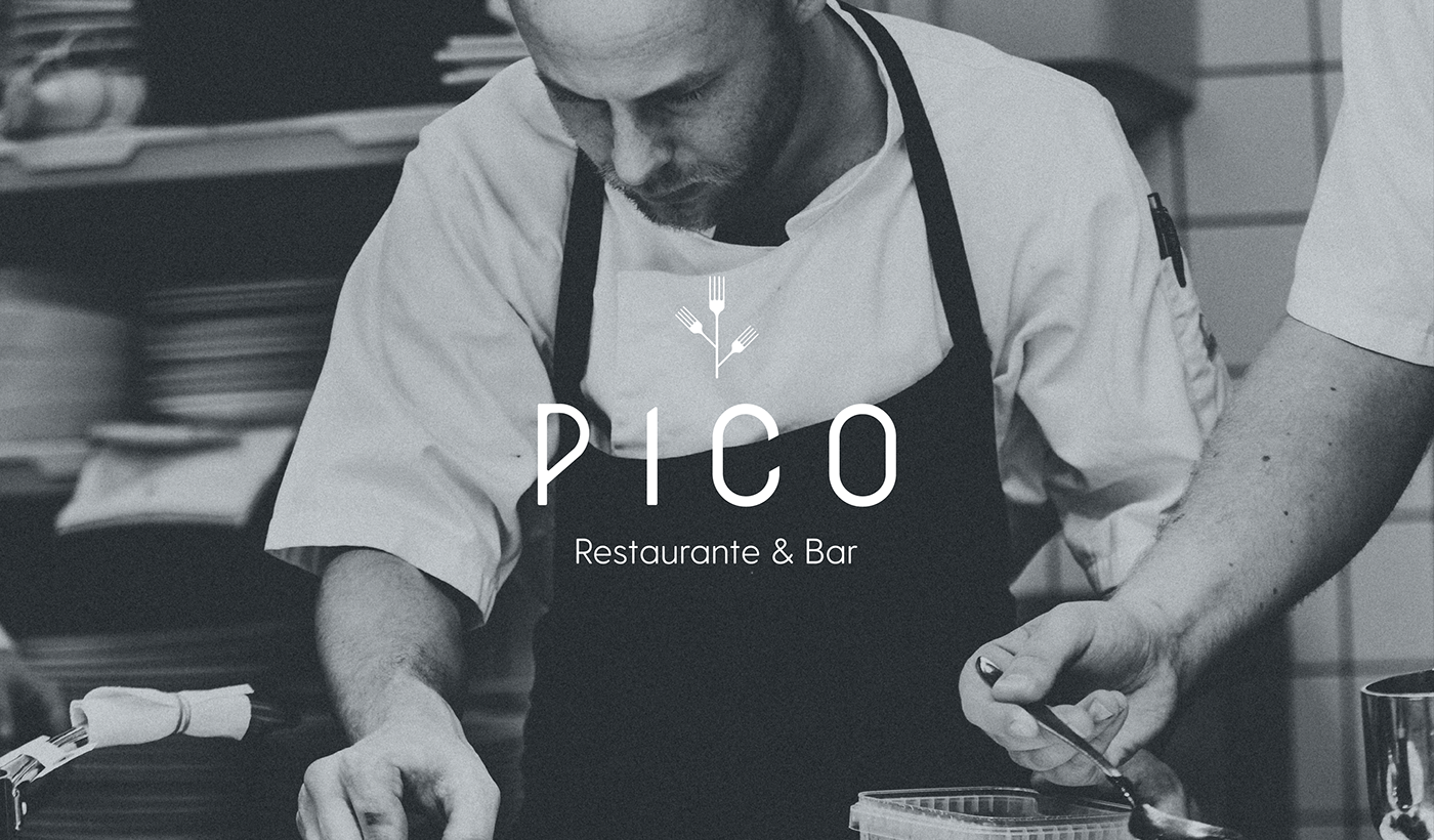 pico restaurant Food  brand design tapas bar estoril