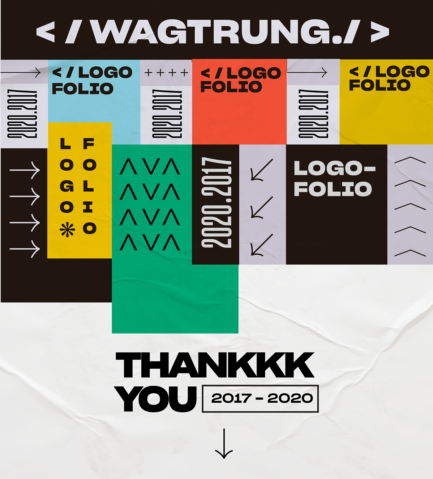 brand branding  Freelance logo logofolio wagtrung