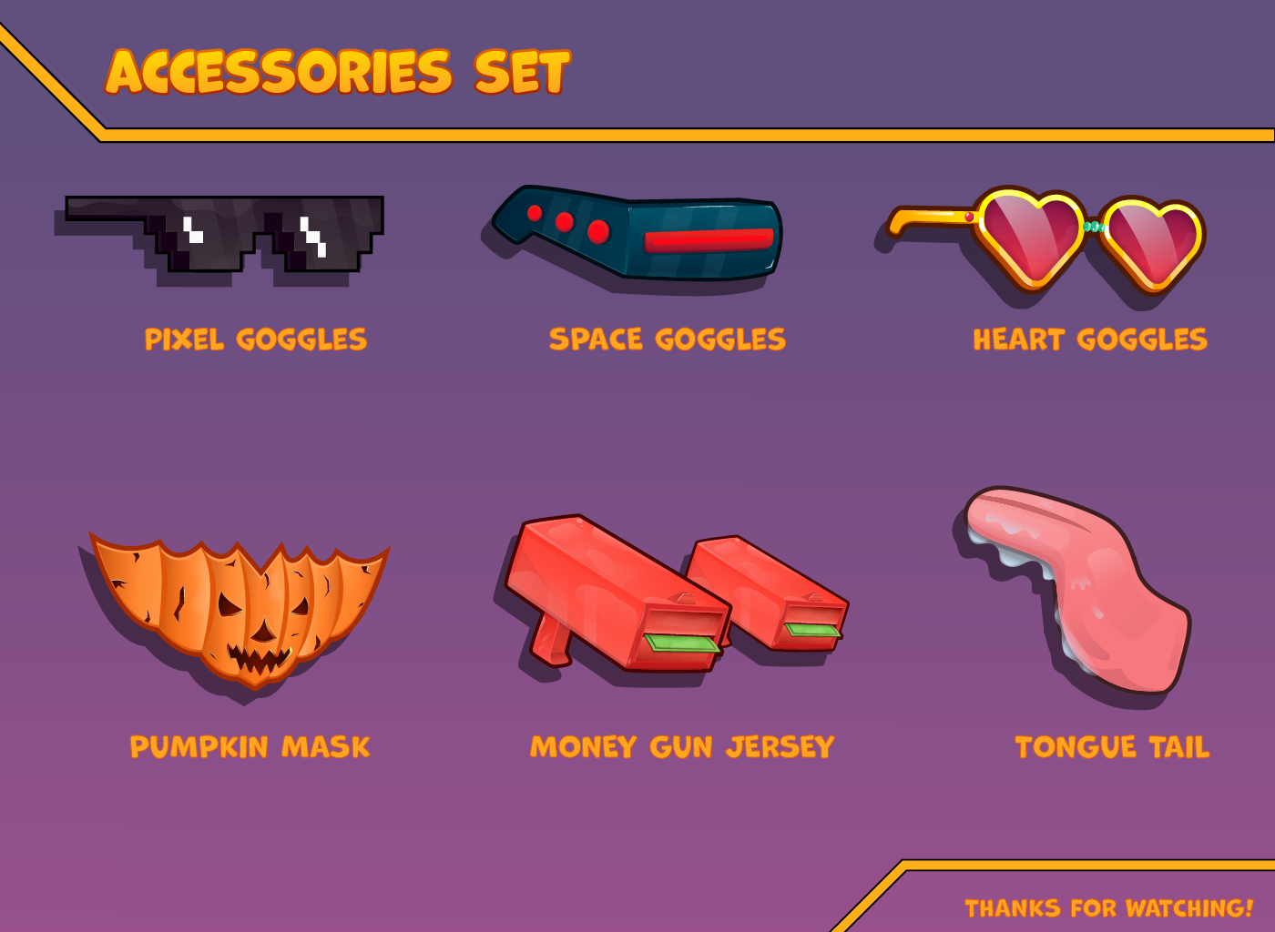 2d game 2d game art 2D game assets accessories adobe illustrator Drawing 