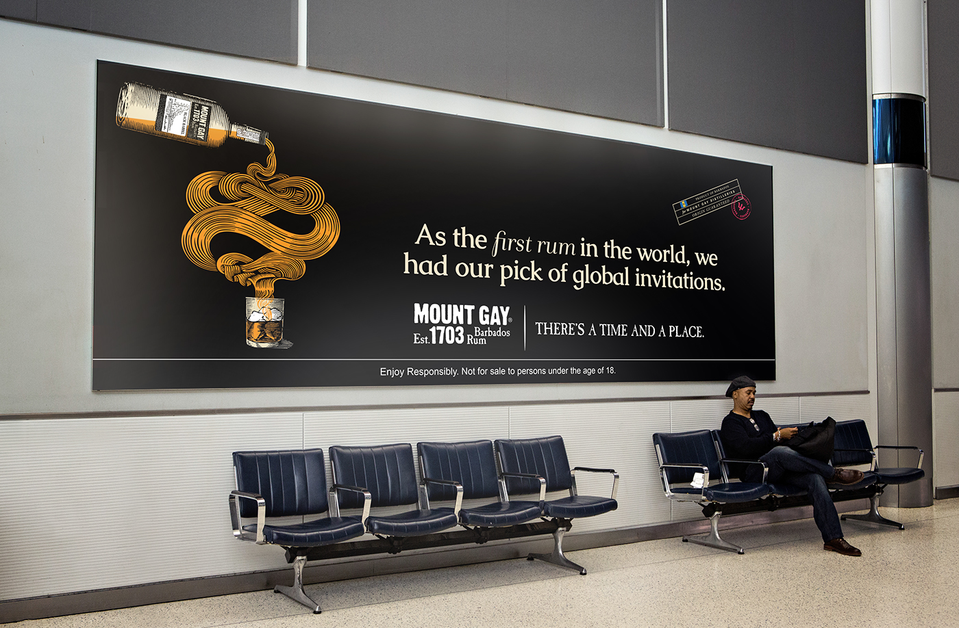 Mount Gay Rum Advertising  art direction  Travel ILLUSTRATION  print conceptual copywriting  first