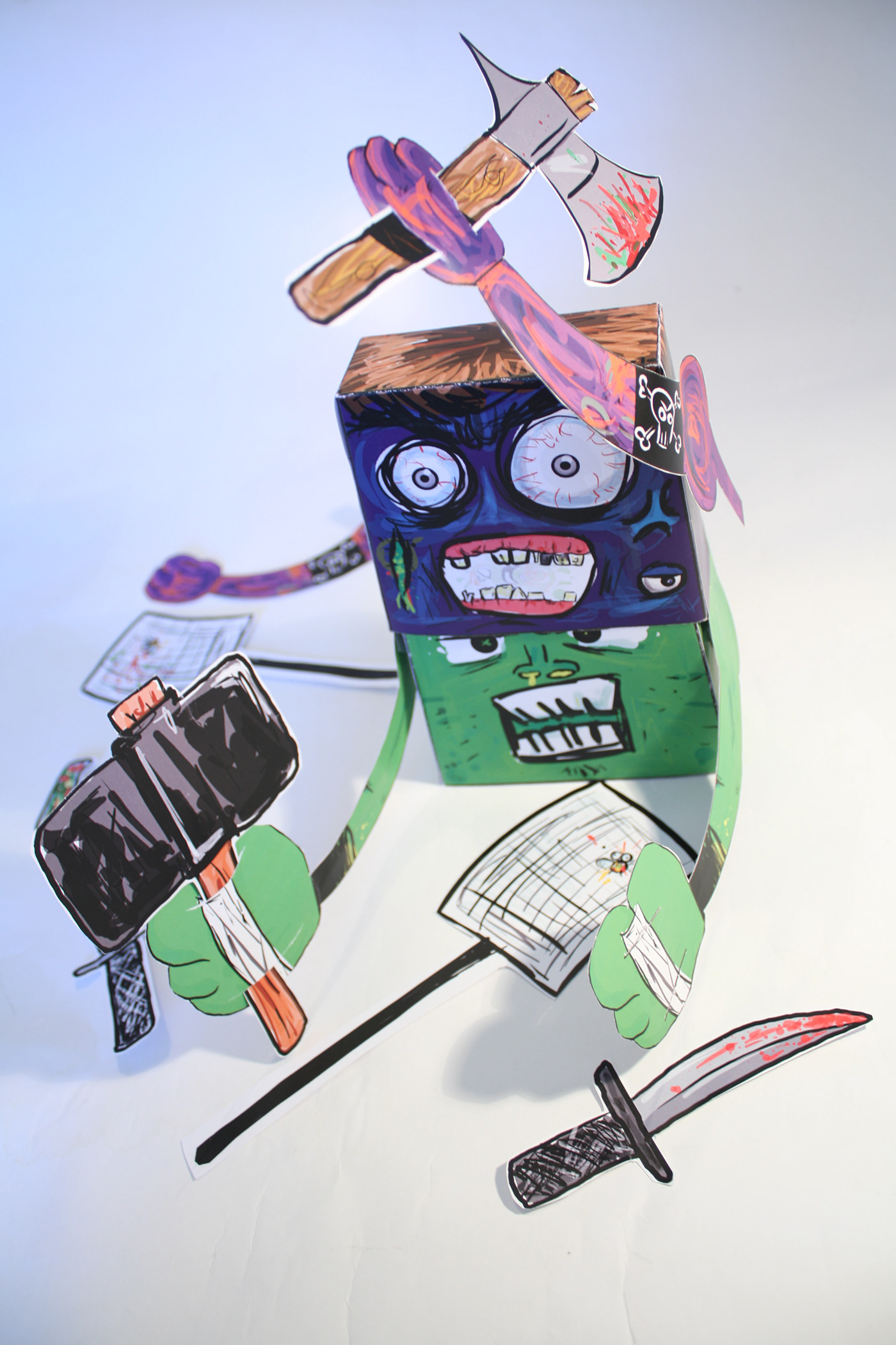 paper toy monster polimi papercraft toys paper drawing monster monsters mascotte characters