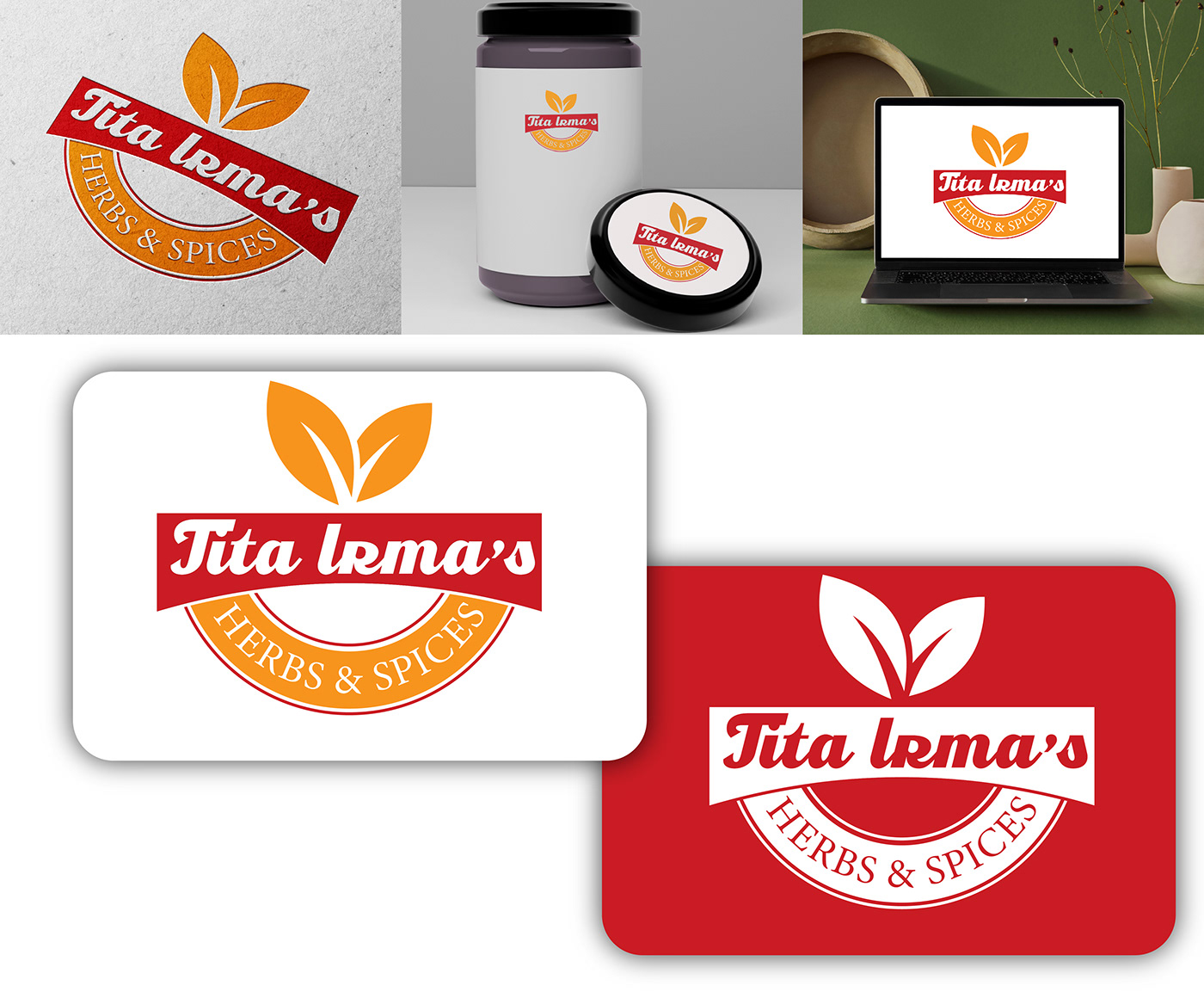 food logo brand identity spices logo Herbs Logo Logo Design Logotype Brand Design identity