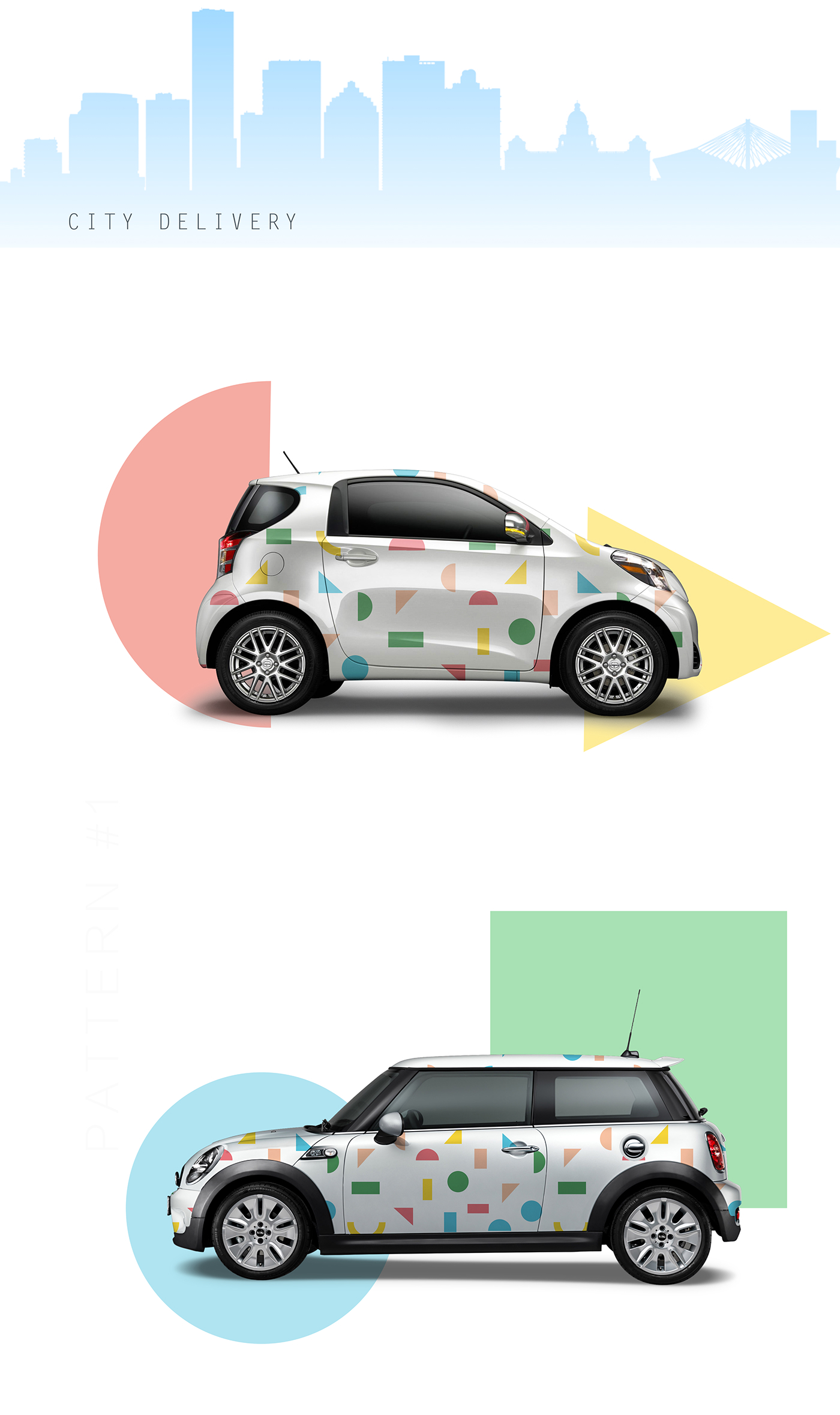 brand pattern Form ikea design minimal car delivery White family