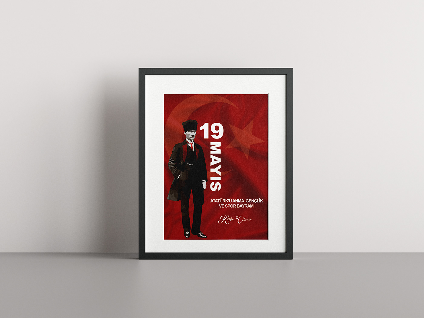 19mayıs adobe Ataturk Behance designer Mustafa Kemal Atatürk poster Poster Design posters Turkey