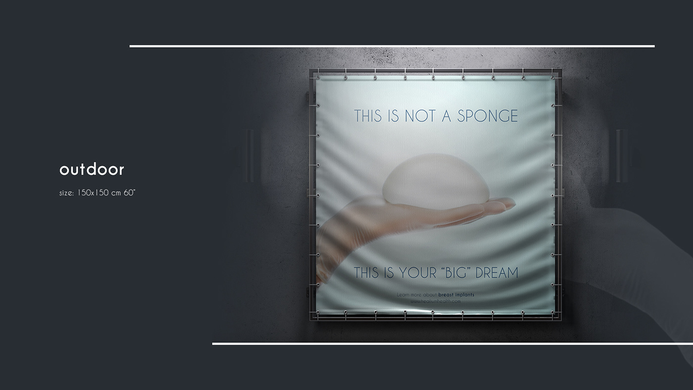 breast implants commercial creative Health Tourism metro Outdoor poster reklam social media