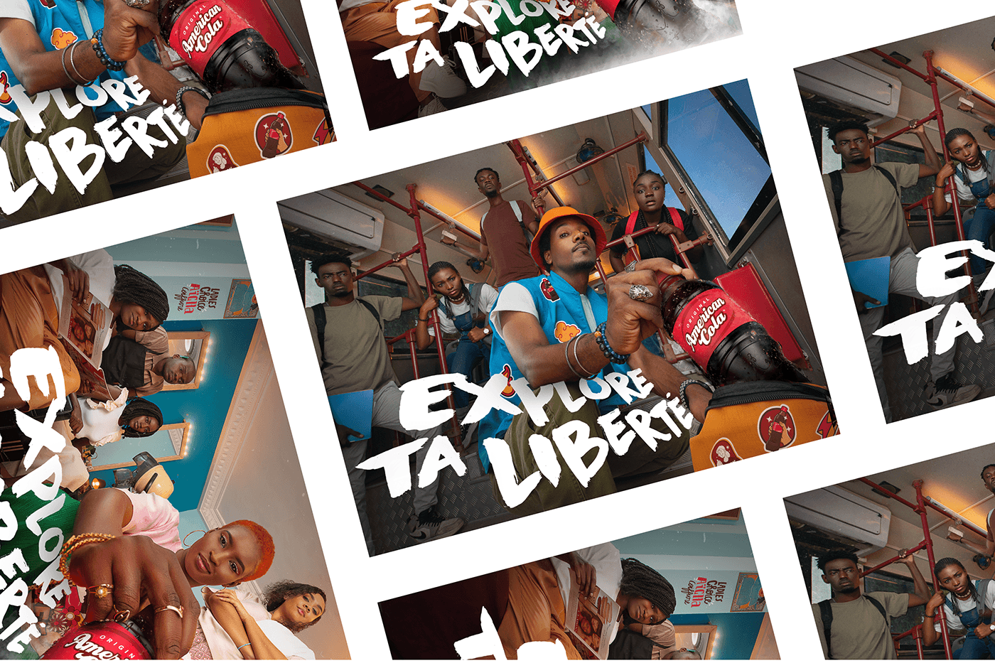 senegal africa Advertising  campaign drink campagne publicitaire print american cola