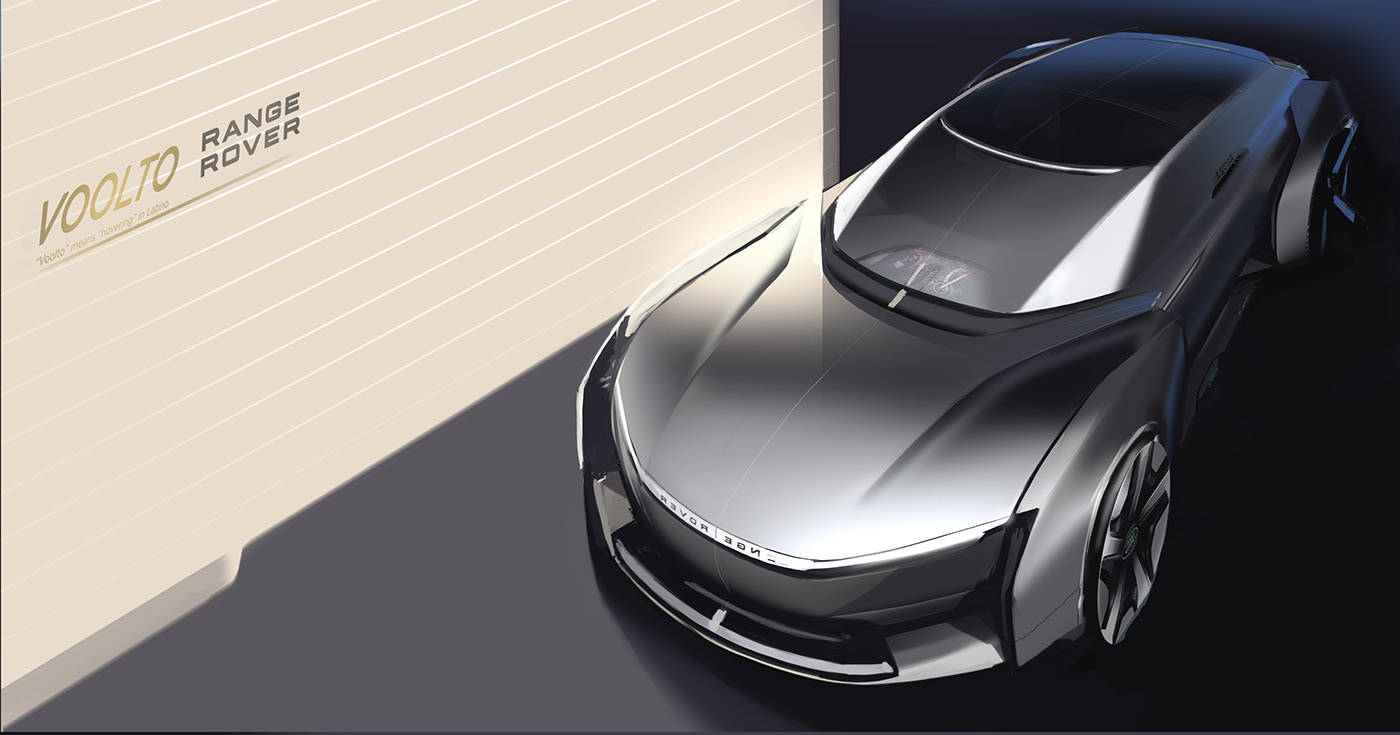 ACCD car design car sketch concept car range rover Wayne Jung Wyein