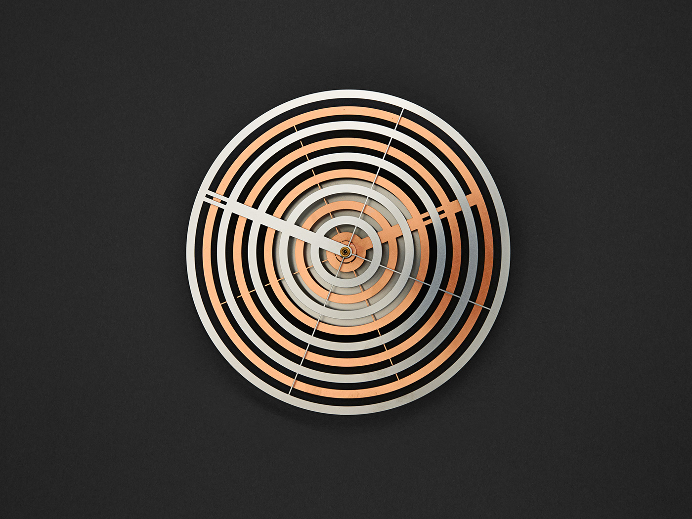 aluminum clock copper selected by bility time