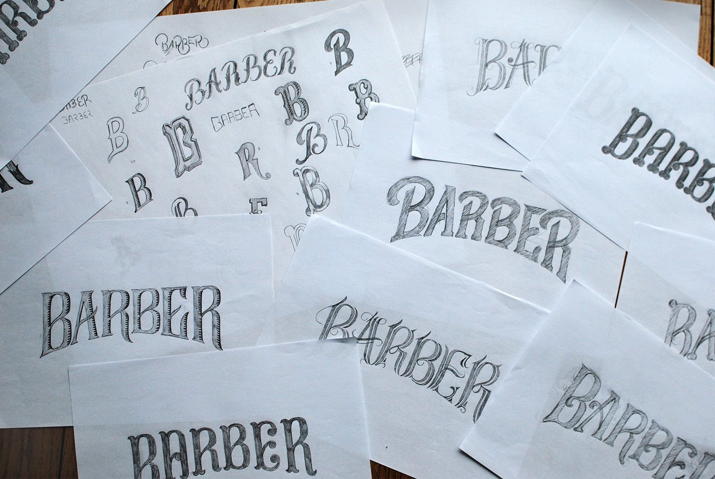 lettering Handlettering identity barber HAND LETTERING typography  