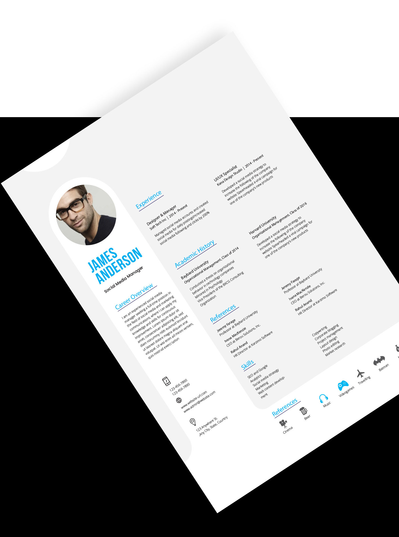 clean cv design elegant elegant resume female resume infographic resume minimalist resume modern cv Modern Resume professional cv