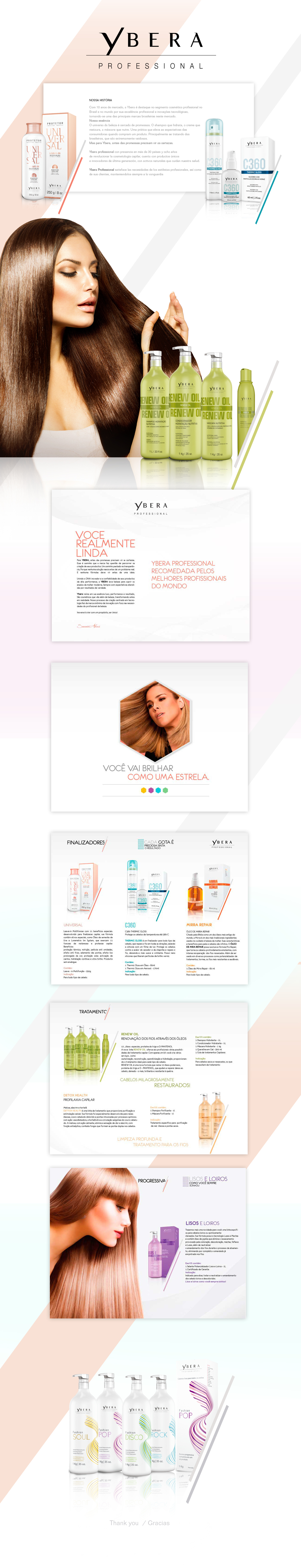 Brazil mexico estetico productos keratin marca cosmetics editorial brochure mockups