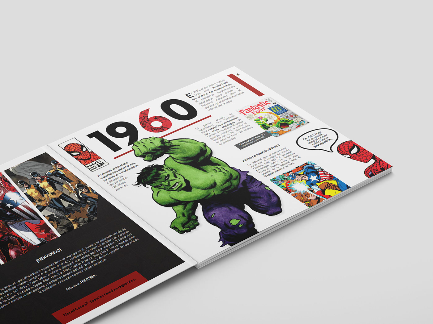 book design editorial Graphic Designer marvel marvel comics marvel heroes superheroes аlbum   album cover