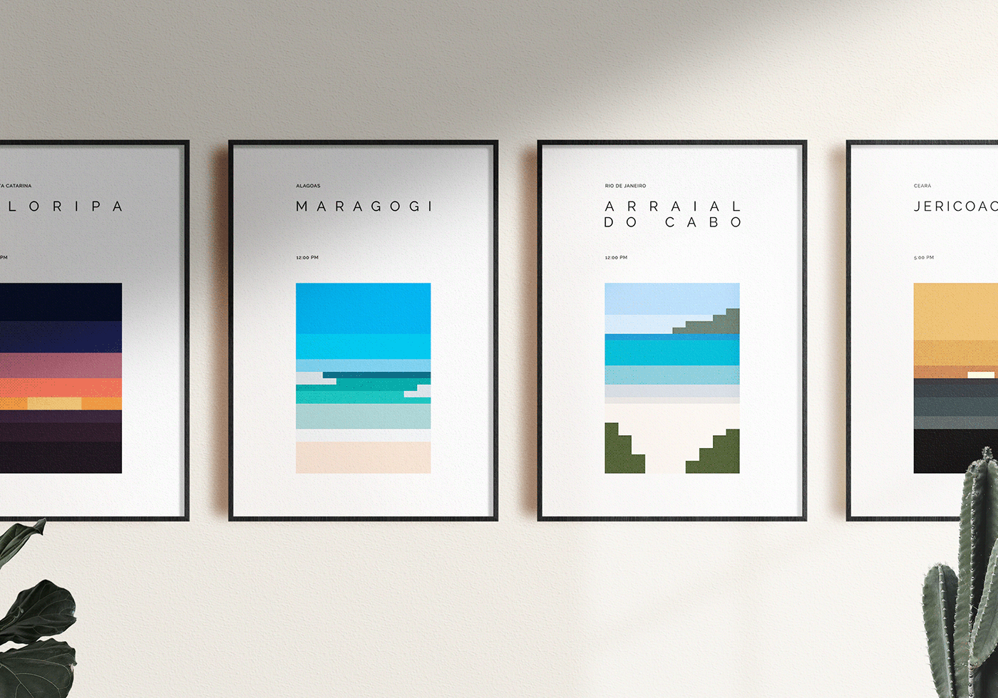 design graphics minimalist posters typography  