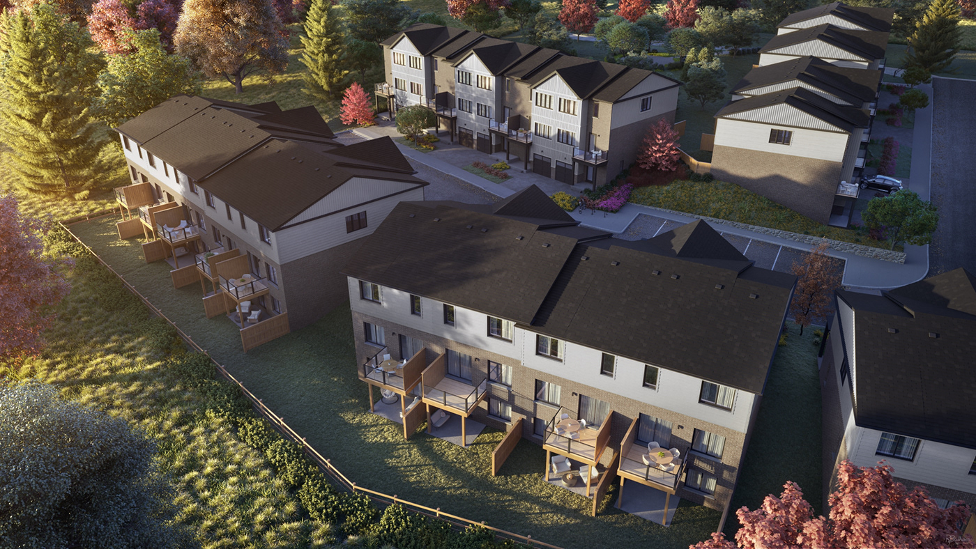 archviz rendering exterior Interior Condo condominium 3D visualization 3ds max CGI