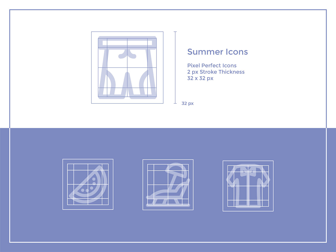 summer Icon UI ux icon design  Web app icon bundle beach Holiday