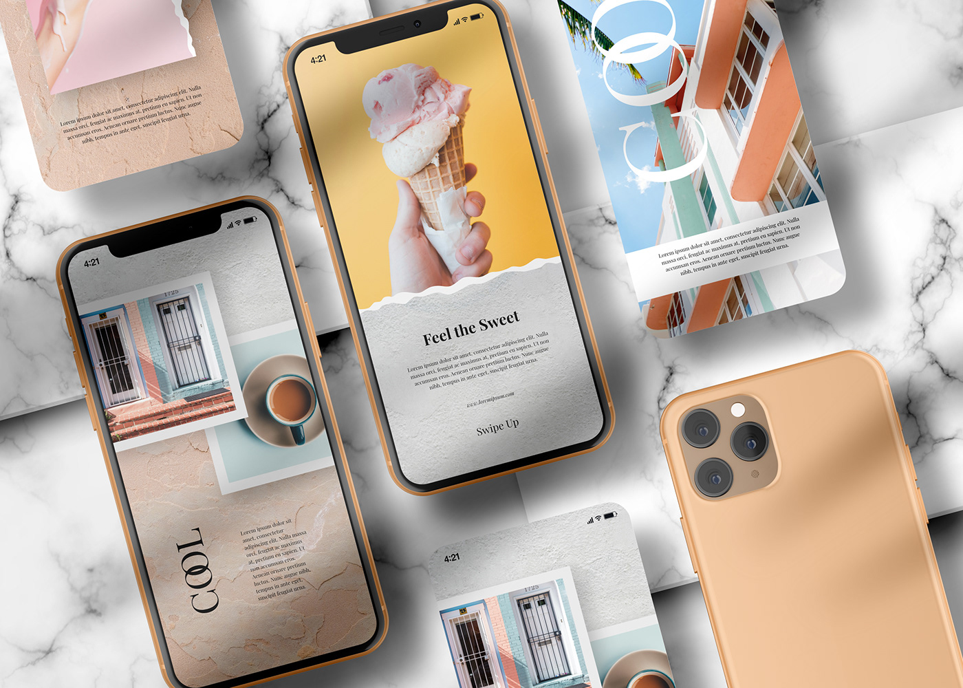 Download iPhone Screen / UI / Instagram Mockup Creator on Behance