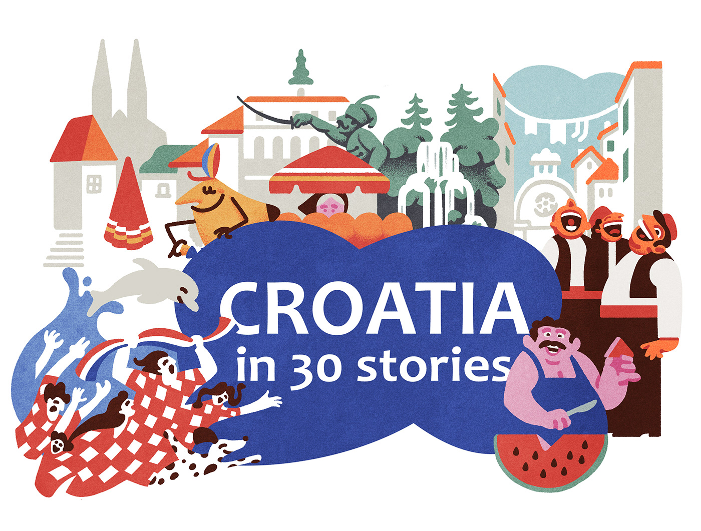 Croatia book hrvatska ilustracije ILLUSTRATION  knjiga