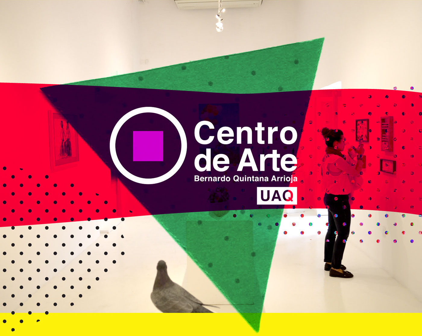 art gallery Queretaro UAQ culture branding  dots generativo