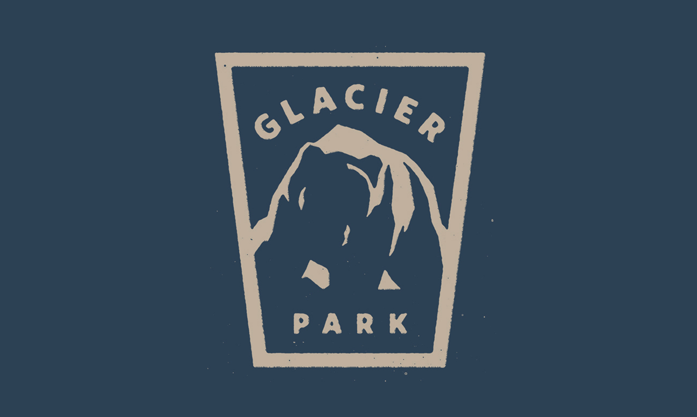 Nature design graphic design  logo branding  mountain bear glacier Astroham
