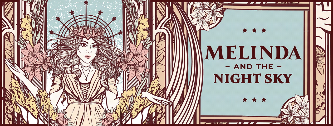 alcohol beer beer can crown flower ILLUSTRATION  Mucha musician night sky portrait