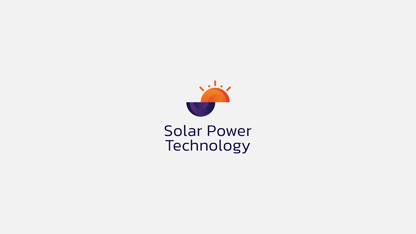 branding  clean colorful energetic energy logodesign solar solar power Technology vibrant