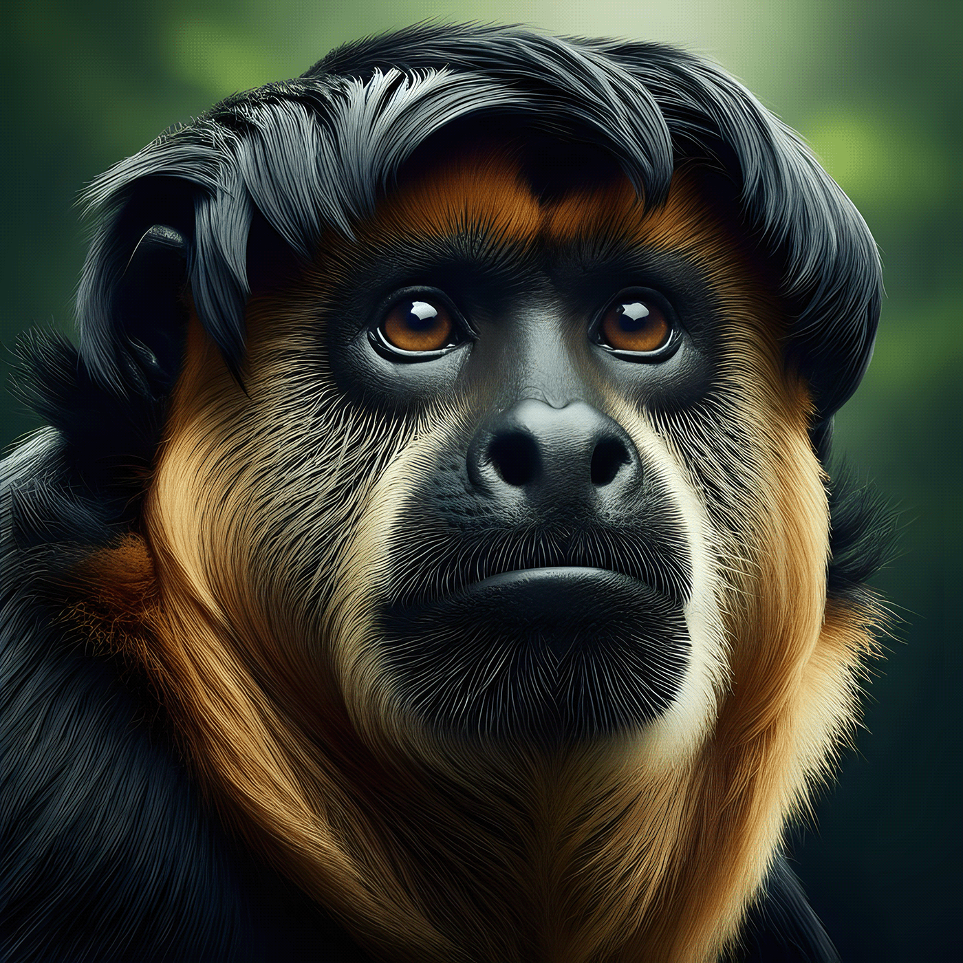 Amazon monkey rare species howler
