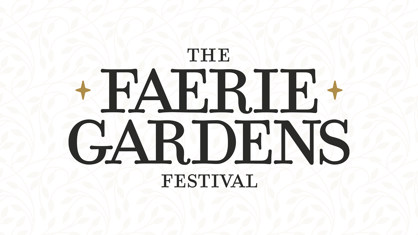 branding  Branding design faerie fairy festival festival branding Folklore fairy dust stipple trees