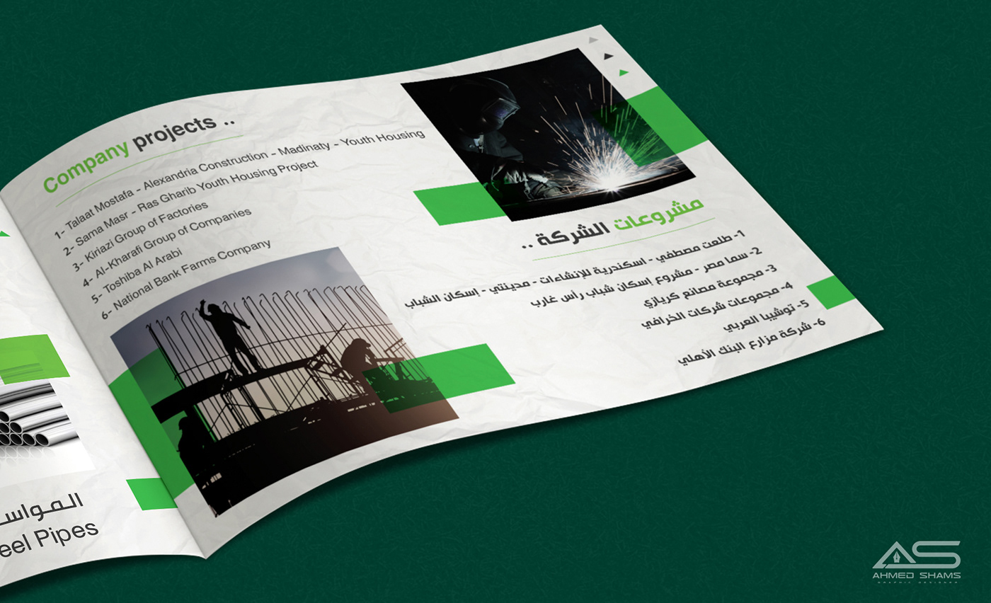 Advertising  brand identity Catalogue marketing   print design  steel supplies trading