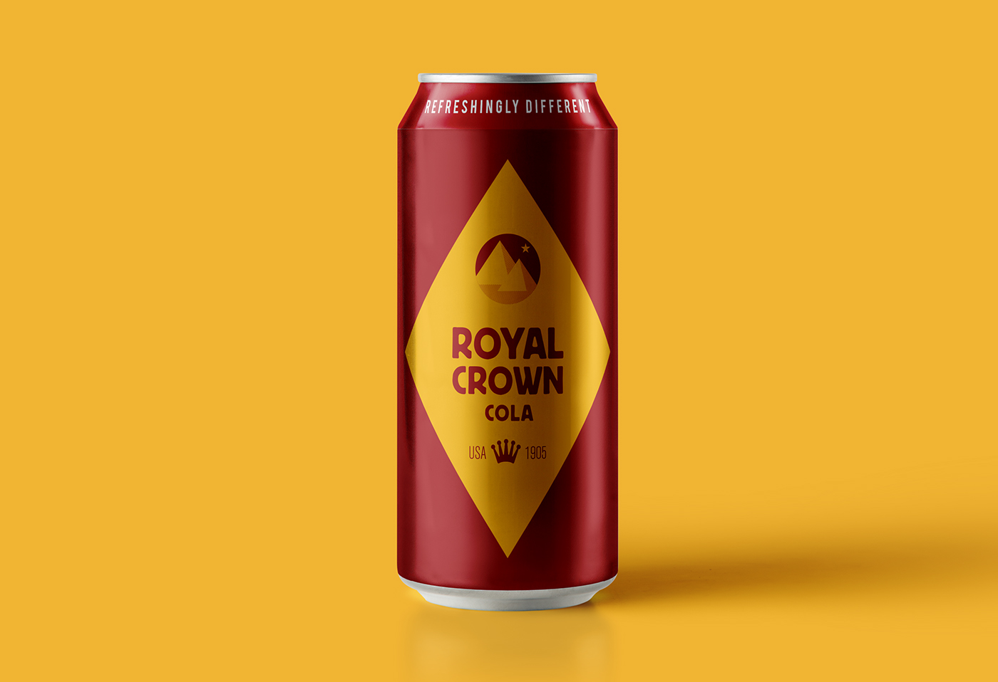 royal crown cola elisava redesign vintage