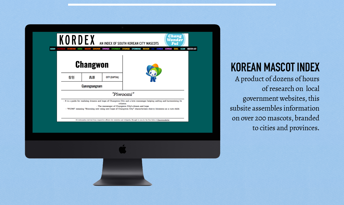 map tourism South Korea translation Data Viz Changwon