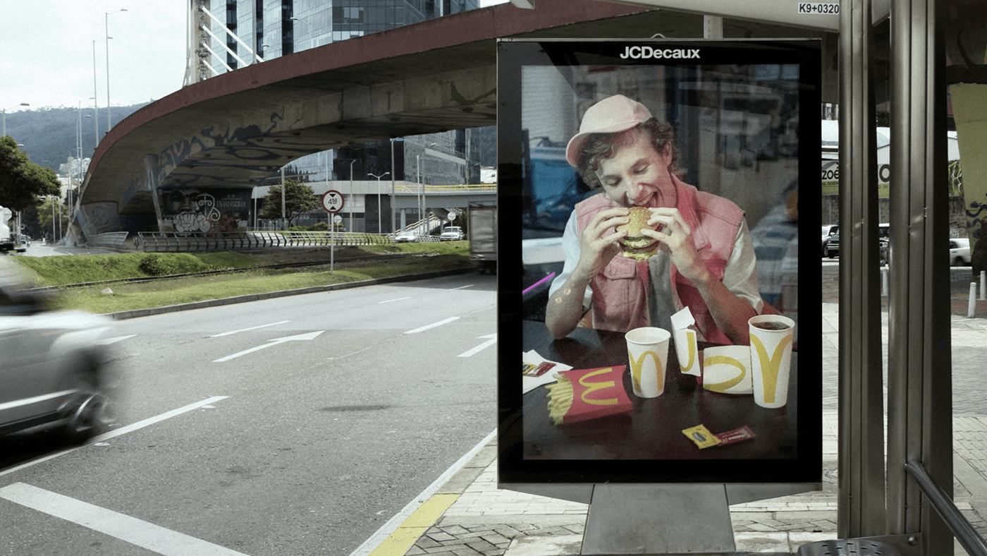 Advertising  Cannes lions Case Study desing Food  McDonalds Photography  poster type typography  