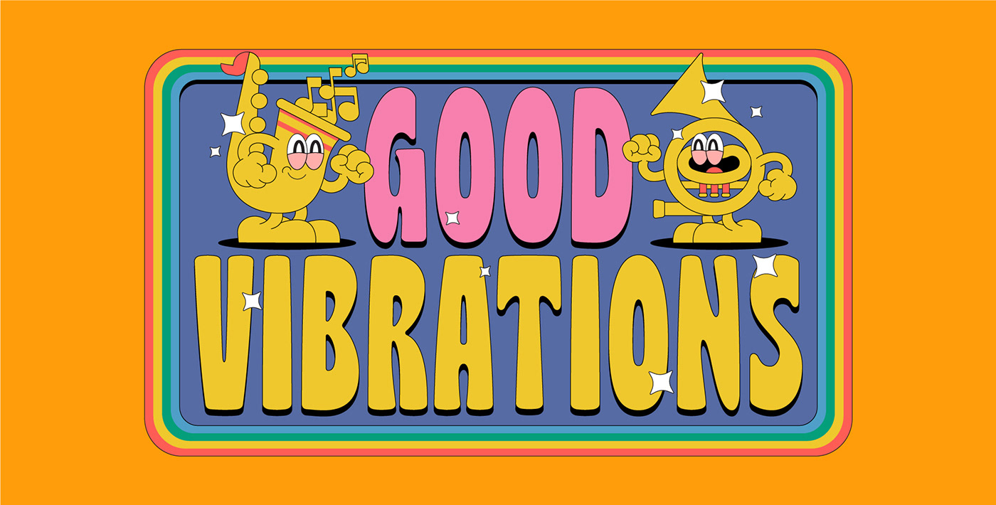 60's bouncy cartoon family fonts hippies Hobo Retro sixties typography  