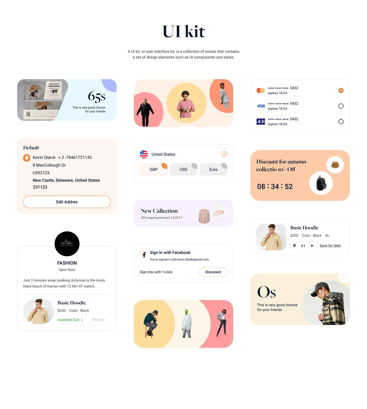 app design ios UI Ecommerce Fashion  shop application mobile store