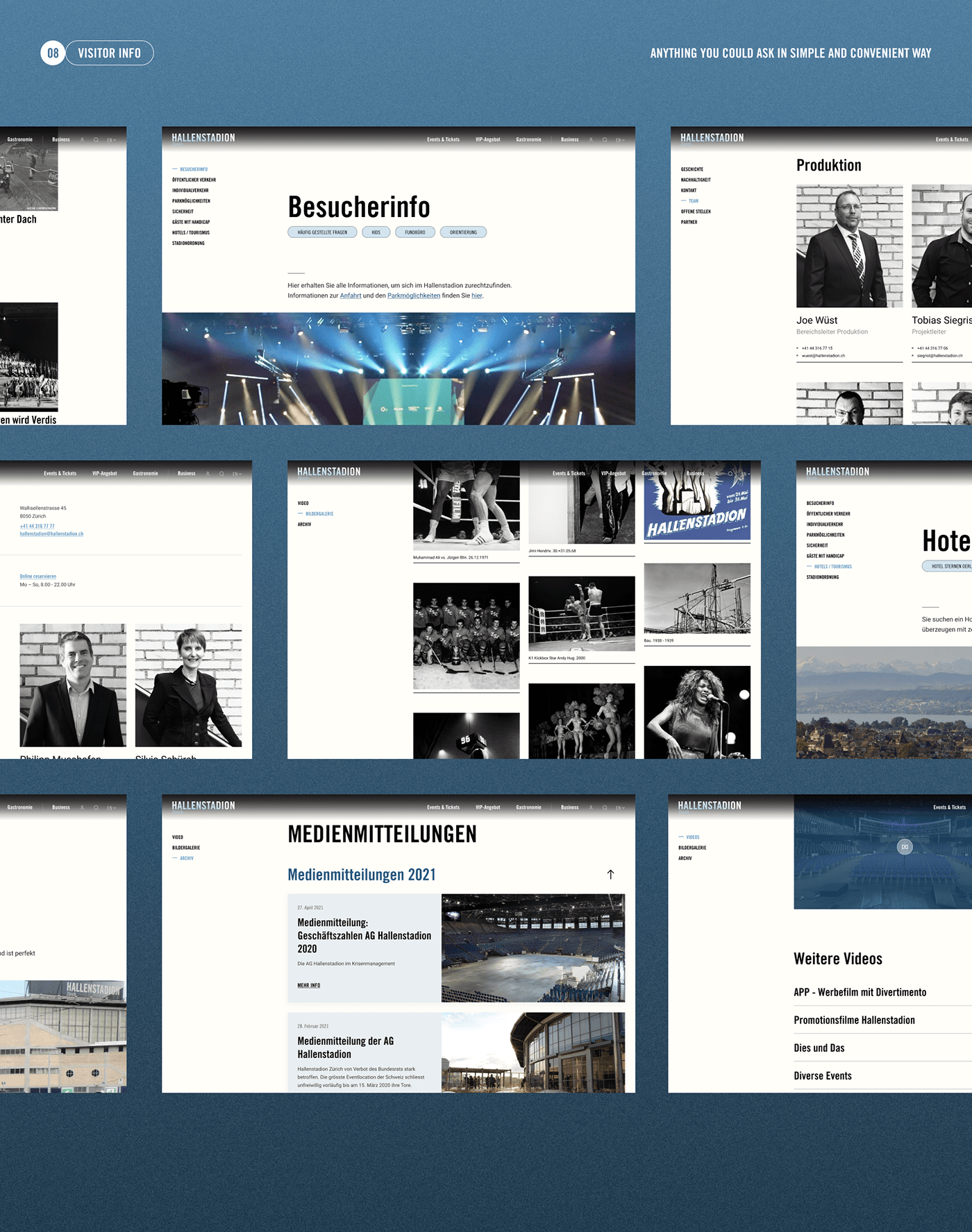 concert Events music hall sports stadium UI/UX user experience ux Web Design  Website