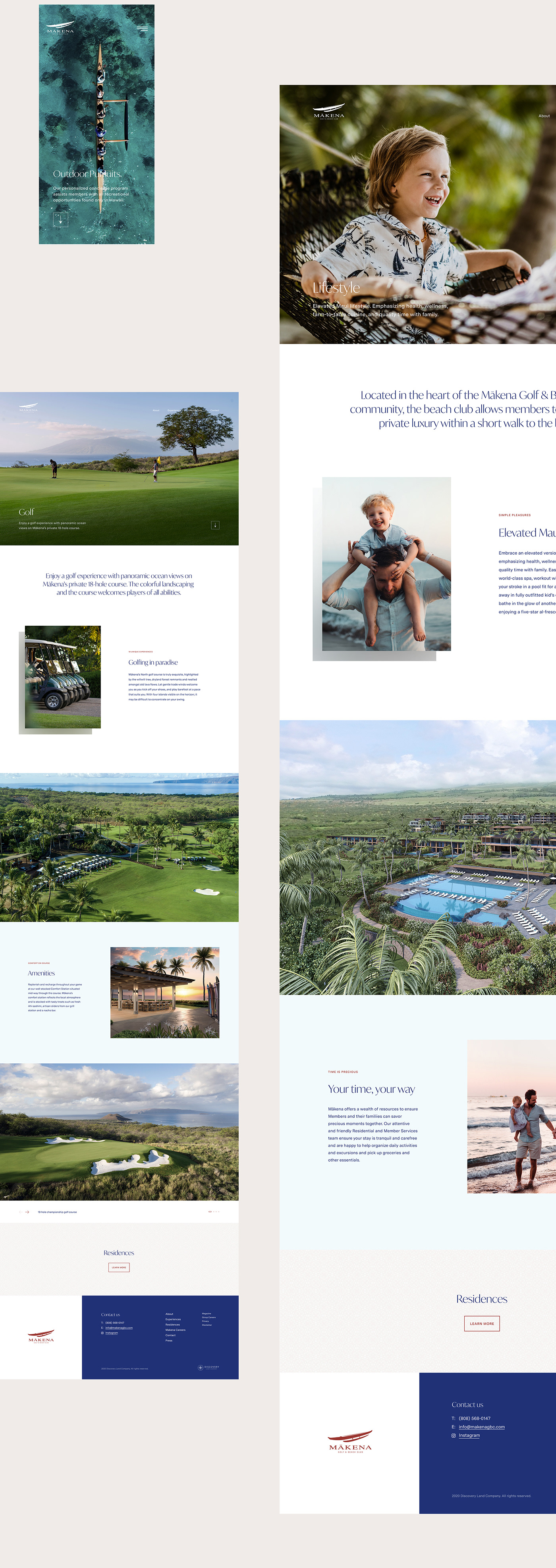 design interactive luxury real estate resort Travel UI ux Web Design  hotel