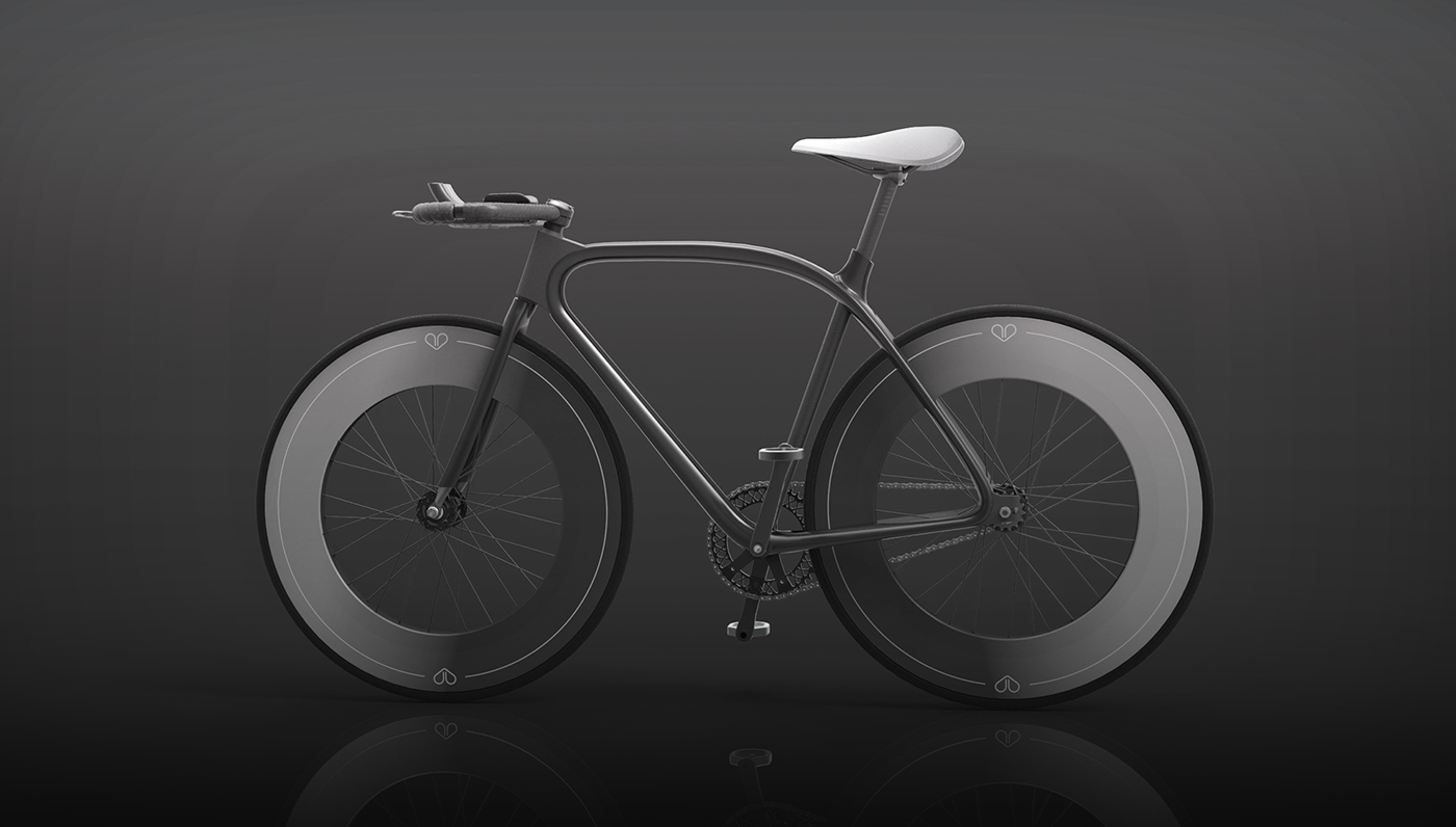 Bicycle Bike branding  concept design Transport transport design Cycling brand Handlebar loveheart
