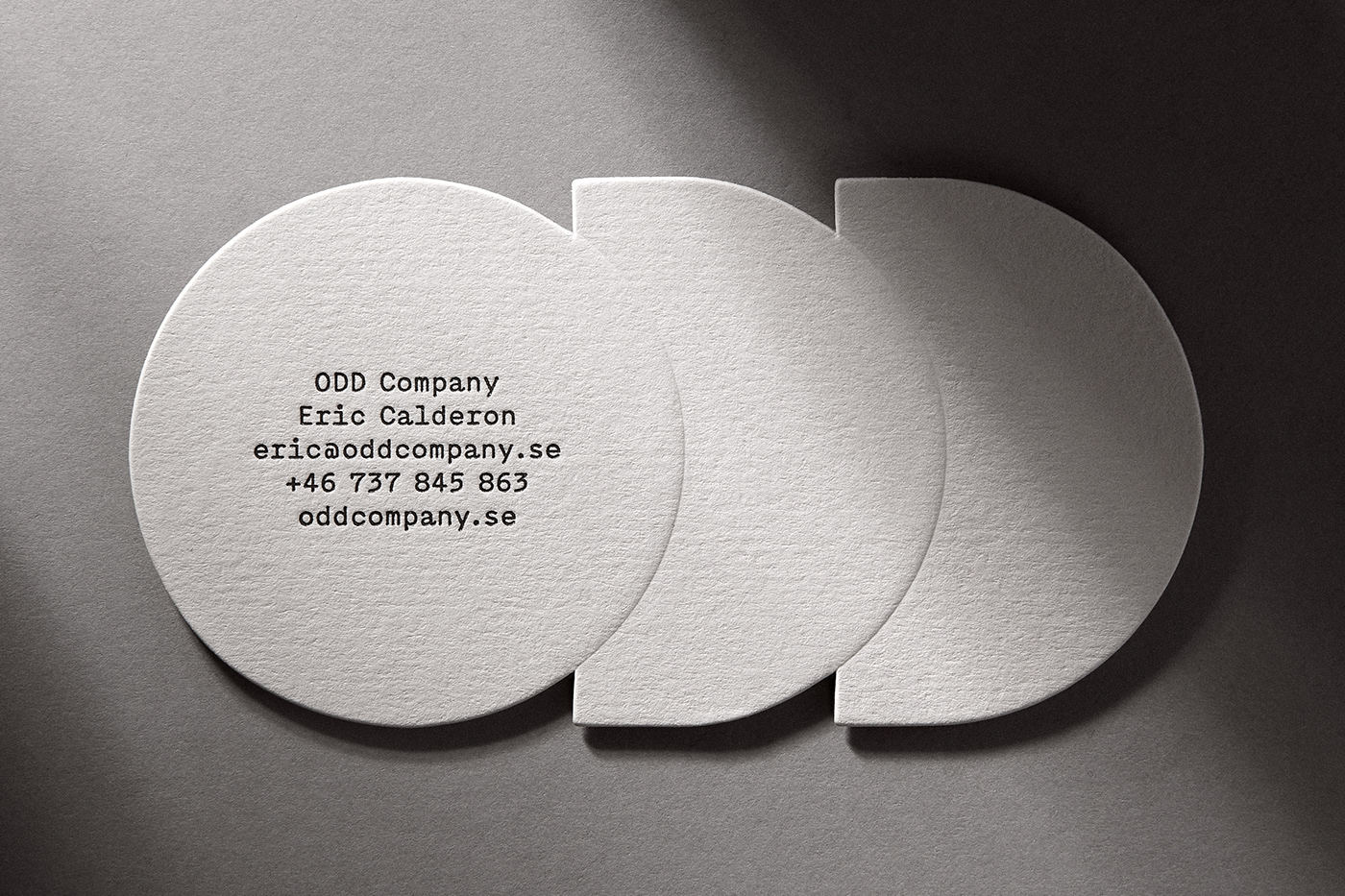 business card Logo Design Logotype odd geometric black and white print design  emboss die cut