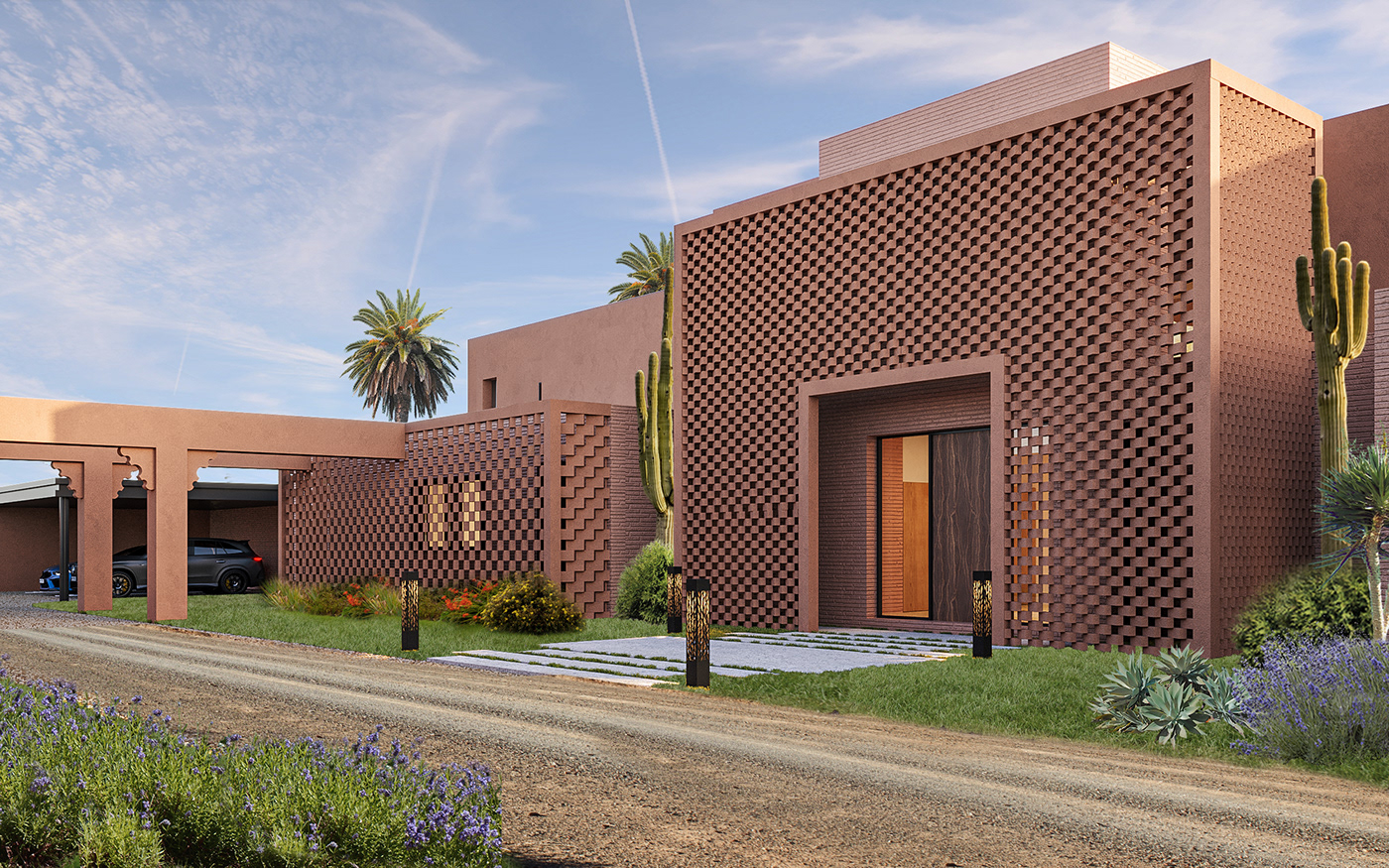 architecture 3D visualization design Villa archviz
