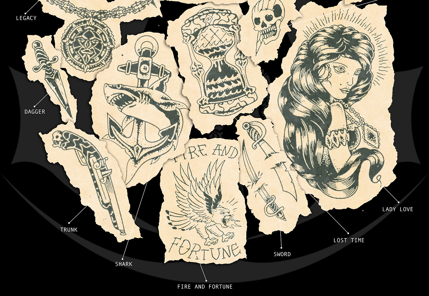 art Assassin's Creed Character design  design Digital Art  digital illustration game ILLUSTRATION  sketch tattoo