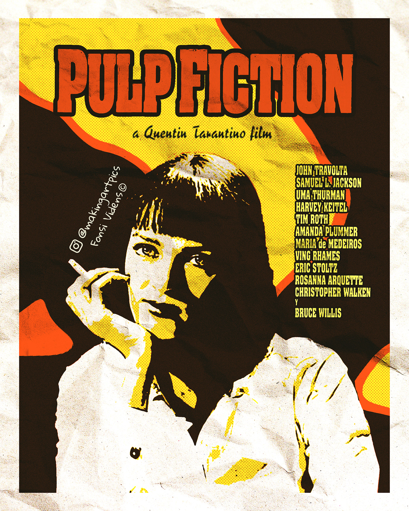  Pulp  Fiction  Poster  on Behance