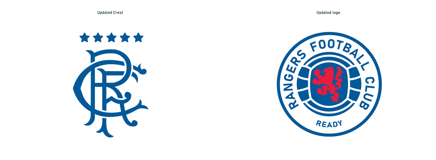 brand design sport football Rangers logo scotland concept Rebrand glasgow
