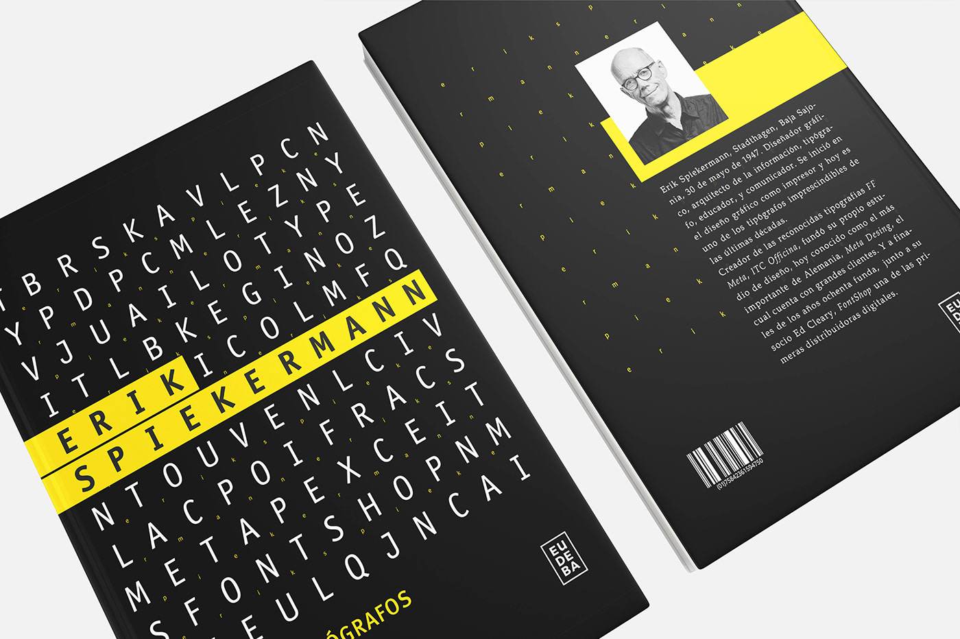 Diseño editorial libro Ilustracion tipografica diseño grafico editorial typography   editorial design  book erik spiekermann gaitto2