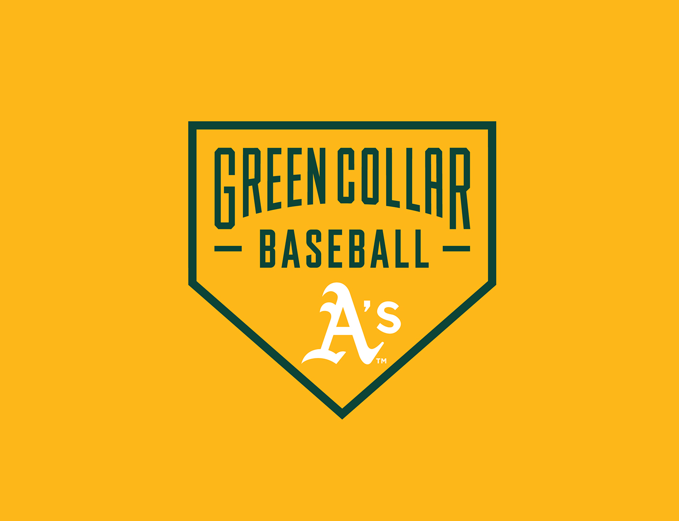 Oakland A's Oakland Athletics baseball sports green gold United Sans stratum Duotone look and feel team oakland flat color mlb Major league baseball