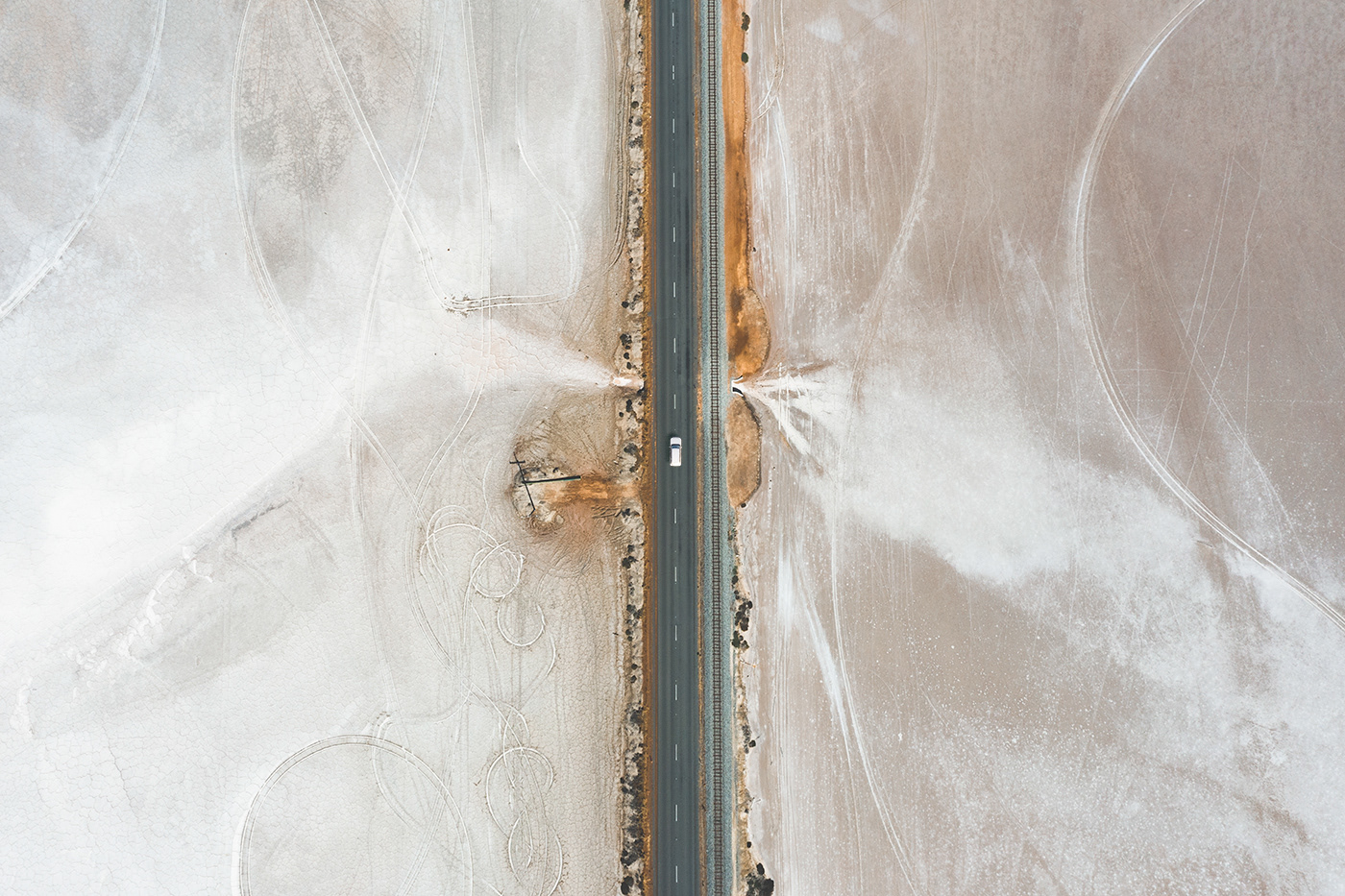 above abstract Aerial drone FINEART Landscape Nature roads tracks vegetation