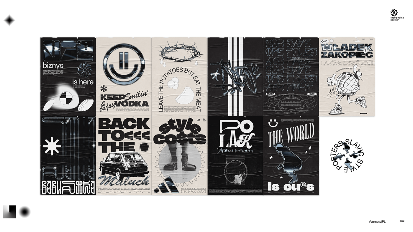 art digital Digital Art  graphic design  poster Poster Design print print design  Slavic typography  